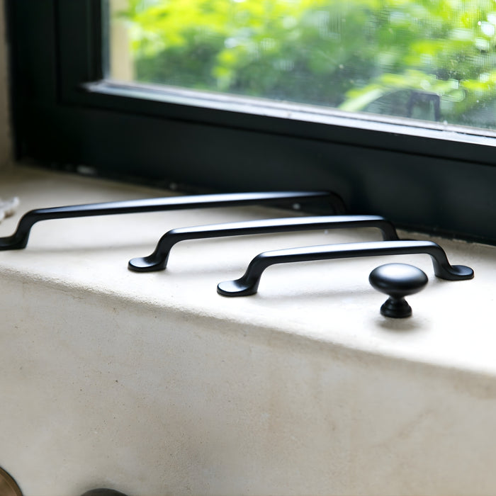 Turner Hastings Tutto 160mm Pull Handle Matte Black TU160CB-MB - The Blue Space