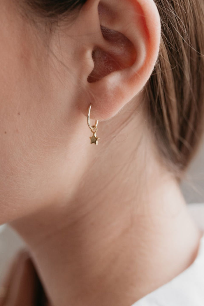 Twinkle Star Sleeper Earrings Gold ACC Jewellery Sophie