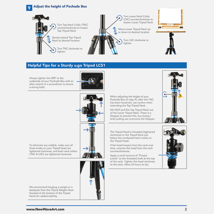 u.go Tripod Model LCS1 (Special Order)