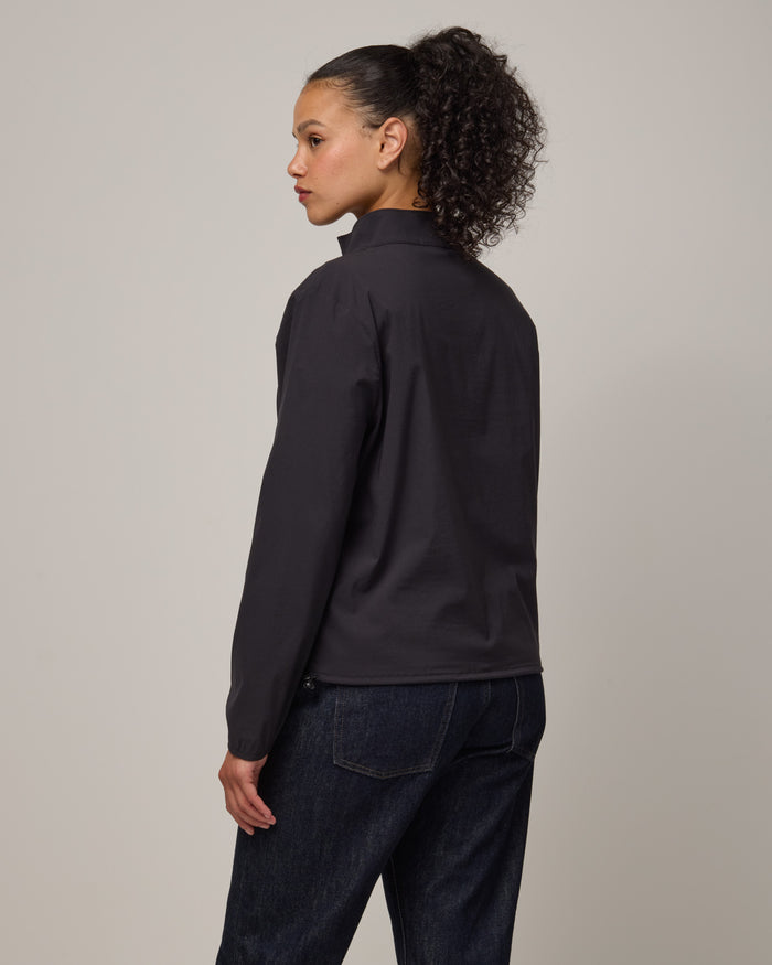 model-spec:Kenzy is is 5’8”, wearing a size S