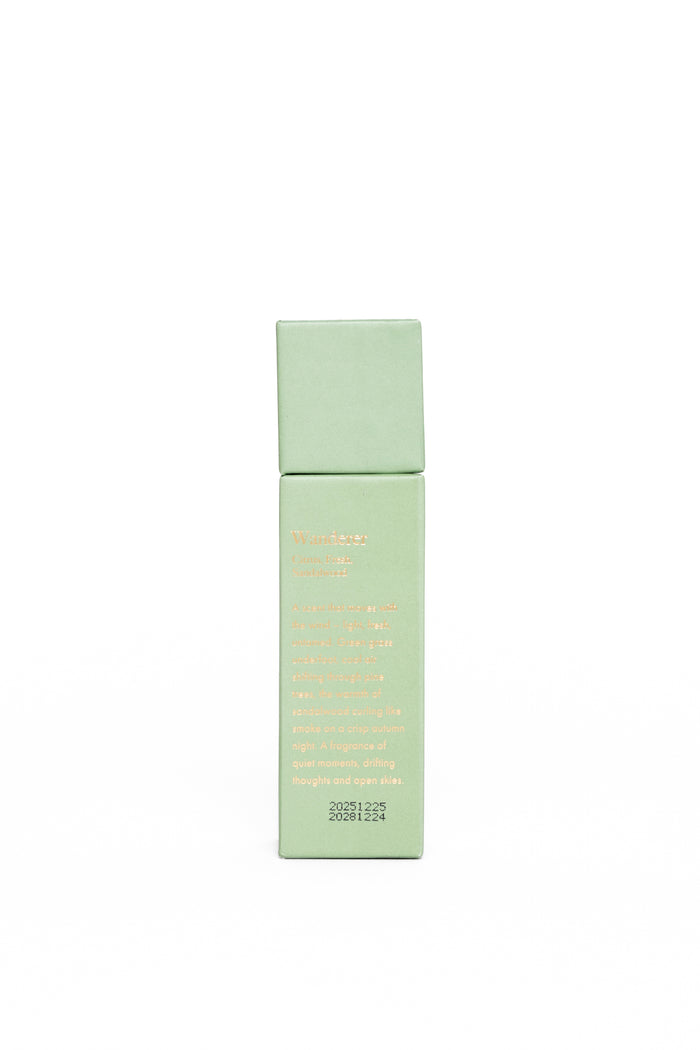 Green rectangular product with text on a white background