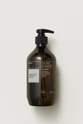 Brown bottle with pump and 'Ashley & Co' label on a white background