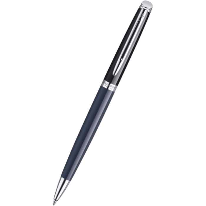 Waterman Hemisphere Ballpoint Pen - Colour Blocking Black & Blue - Pen Boutique Ltd