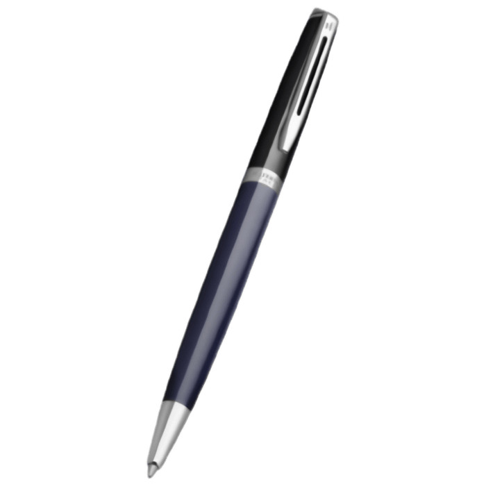 Waterman Hemisphere Ballpoint Pen - Colour Blocking Black & Blue - Pen Boutique Ltd