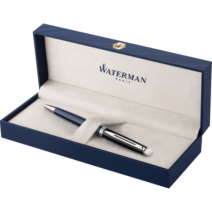 Waterman Hemisphere Ballpoint Pen - Colour Blocking Black & Blue - Pen Boutique Ltd