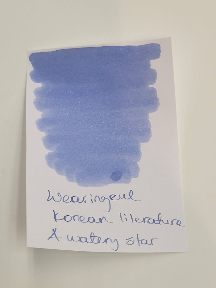 Wearingeul Korean Literature Ink Bottle - A Watery Star (30 ml) - Pen Boutique Ltd