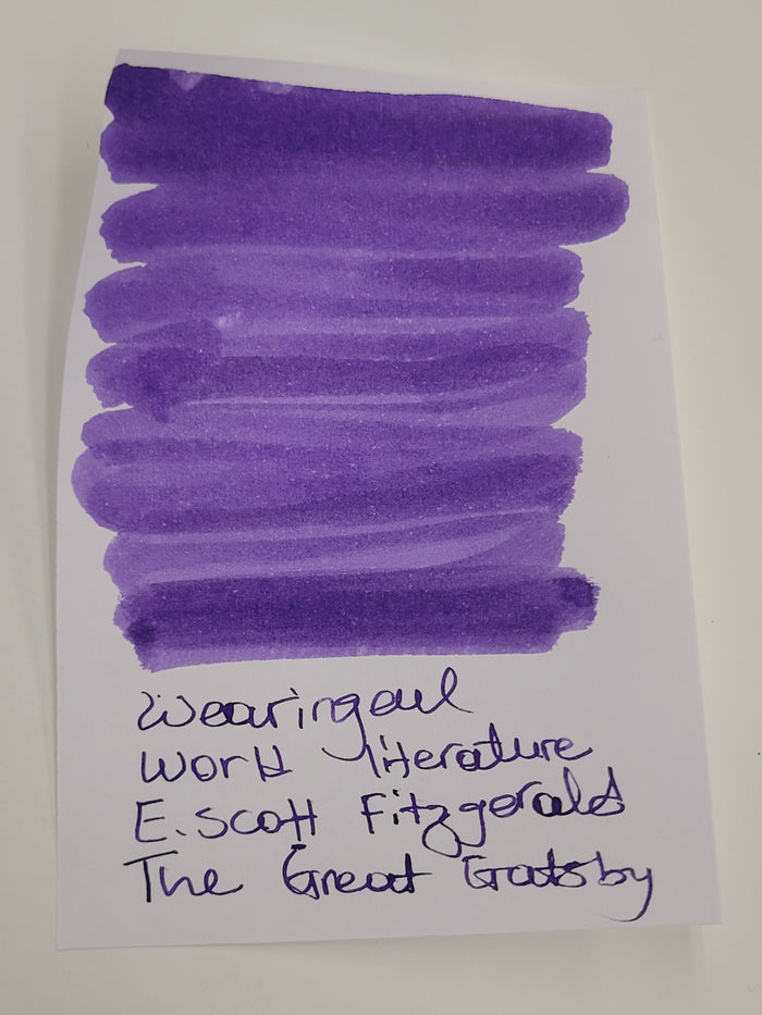 Wearingeul World Literature Ink Bottle - F Scott Fitzgerald - Great Gatsby (30 ml) - Pen Boutique Ltd