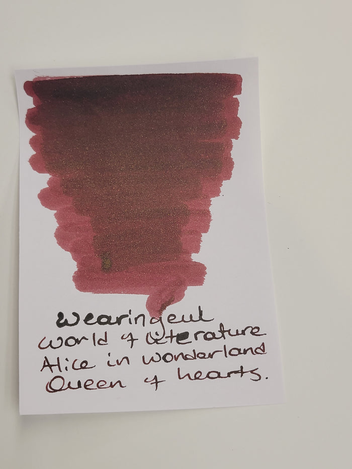 Wearingeul World Literature Ink Bottle - Queen of Hearts (30 ml) - Pen Boutique Ltd