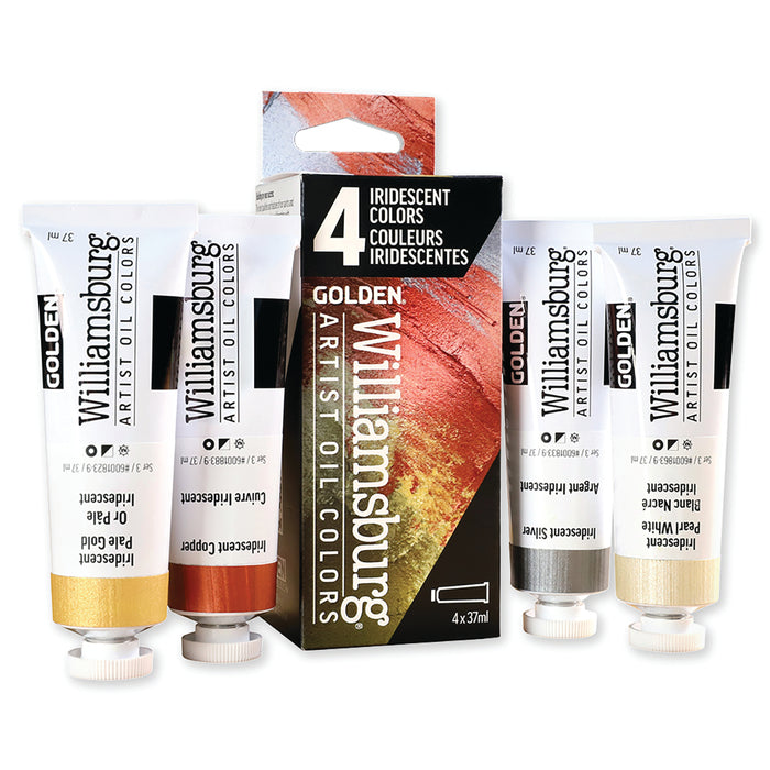 Williamsburg Oils - Iridescent Colors Set of 4 x 37ml - Clearance