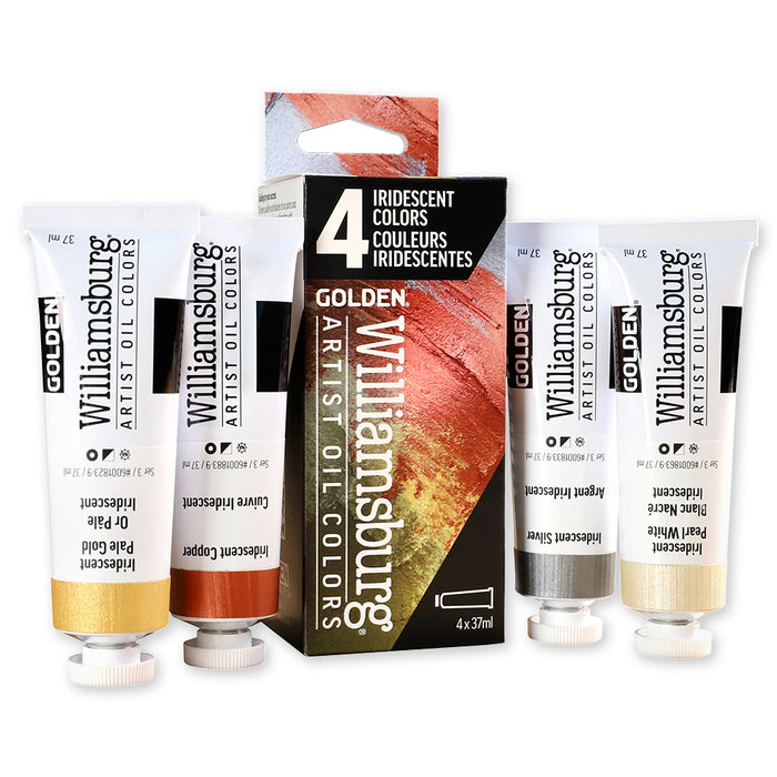 Williamsburg Oils - Iridescent Colors Set of 4 x 37ml - Clearance