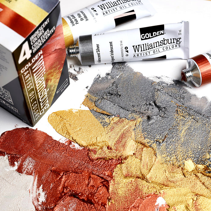 Williamsburg Oils - Iridescent Colors Set of 4 x 37ml - Clearance