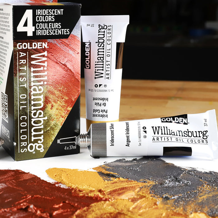 Williamsburg Oils - Iridescent Colors Set of 4 x 37ml - Clearance