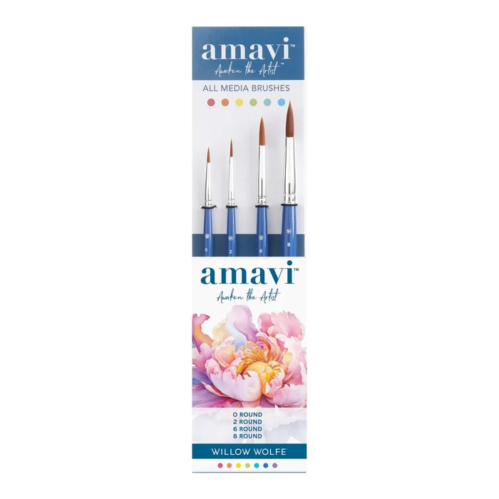 Willow Wolfe Amavi Basic Strokes Set of 4