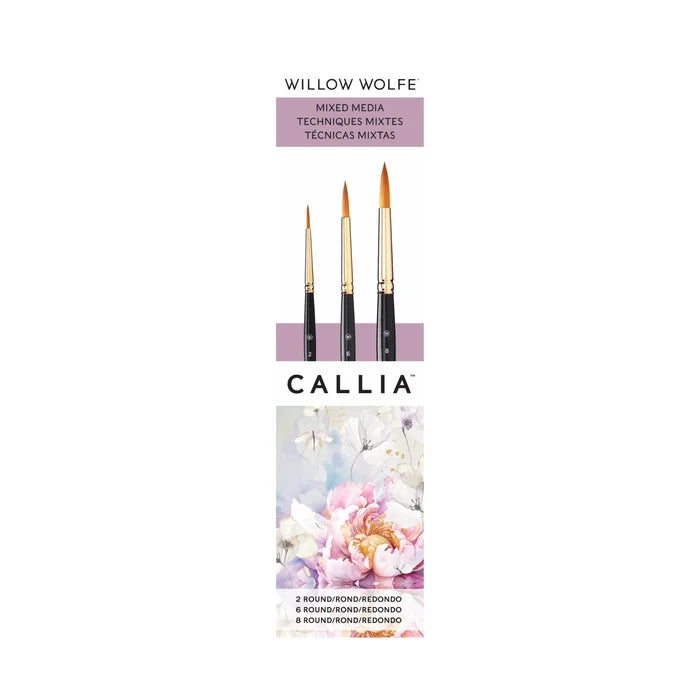 Willow Wolfe Callia® Watercolour Intro Rounds Brush Set 1700