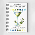 Willow Wolfe Watercolor Workbook - Classic Cocktails