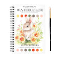 Willow Wolfe Watercolor Workbook - Cute Critters