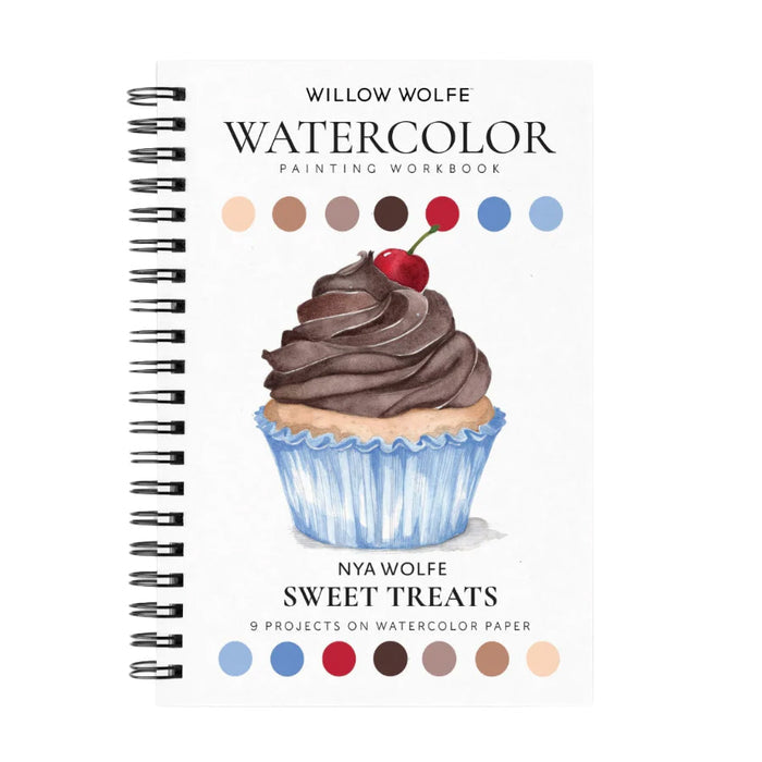 Willow Wolfe Watercolor Workbook - Sweet Treats