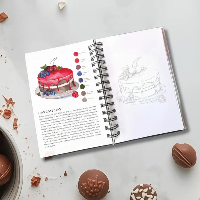 Willow Wolfe Watercolor Workbook - Sweet Treats