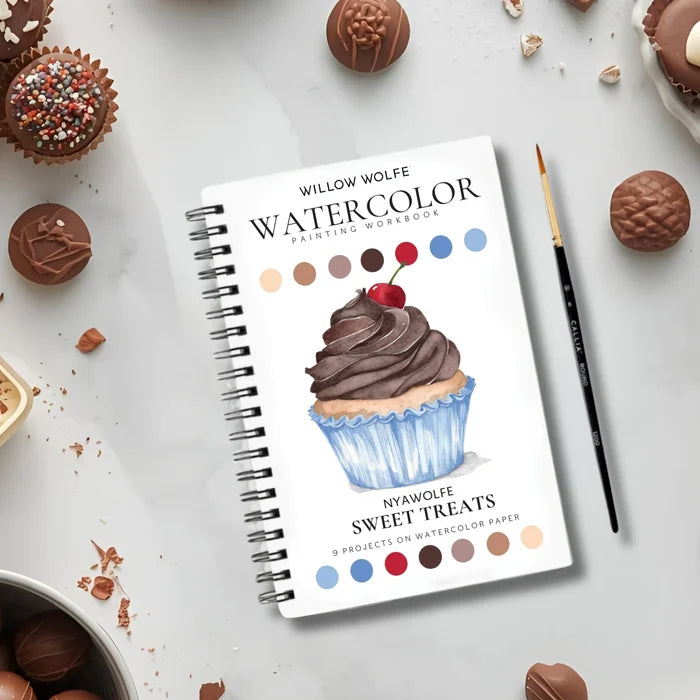 Willow Wolfe Watercolor Workbook - Sweet Treats