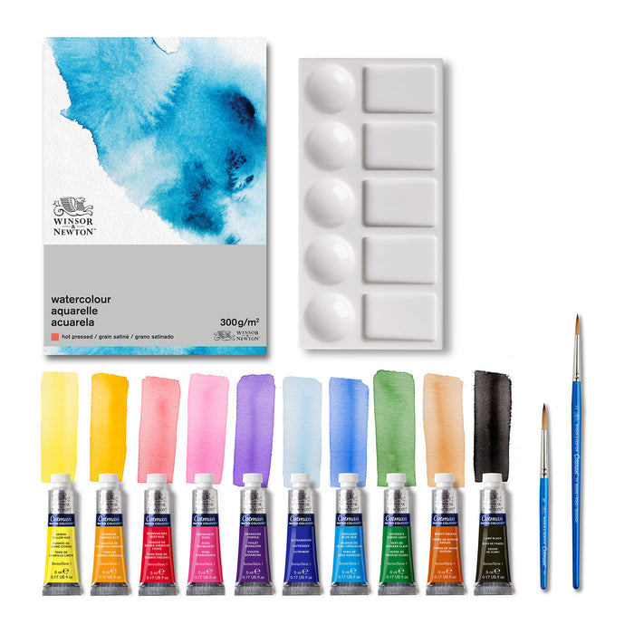 Winsor & Newton Cotman Water Colours Essential 14 Piece Set