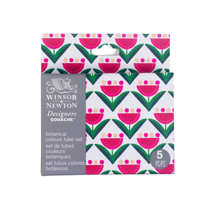 Winsor & Newton Designers Gouache Set of 5 Botanical
