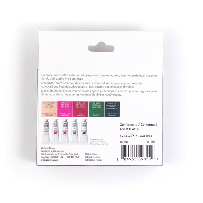 Winsor & Newton Designers Gouache Set of 5 Botanical