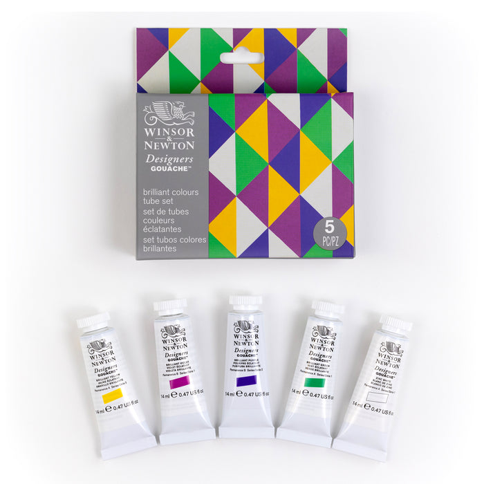 Winsor & Newton Designers Gouache Set of 5 Brilliant