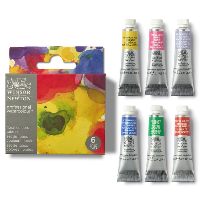 Winsor & Newton Professional Watercolour Tube Set of 6 Floral Colours