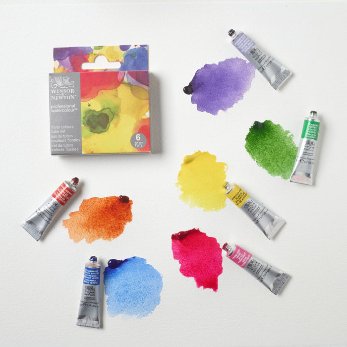Winsor & Newton Professional Watercolour Tube Set of 6 Floral Colours