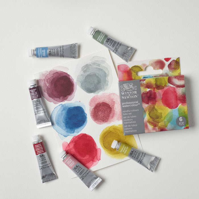 Winsor & Newton Professional Watercolour Tube Set of 6 Mindful Colours
