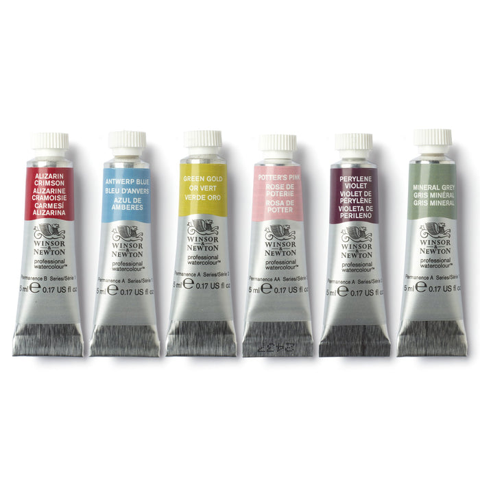 Winsor & Newton Professional Watercolour Tube Set of 6 Mindful Colours