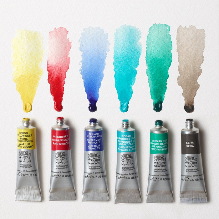 Winsor & Newton Professional Watercolour Tube Set of 6 Urban Sketching Colours