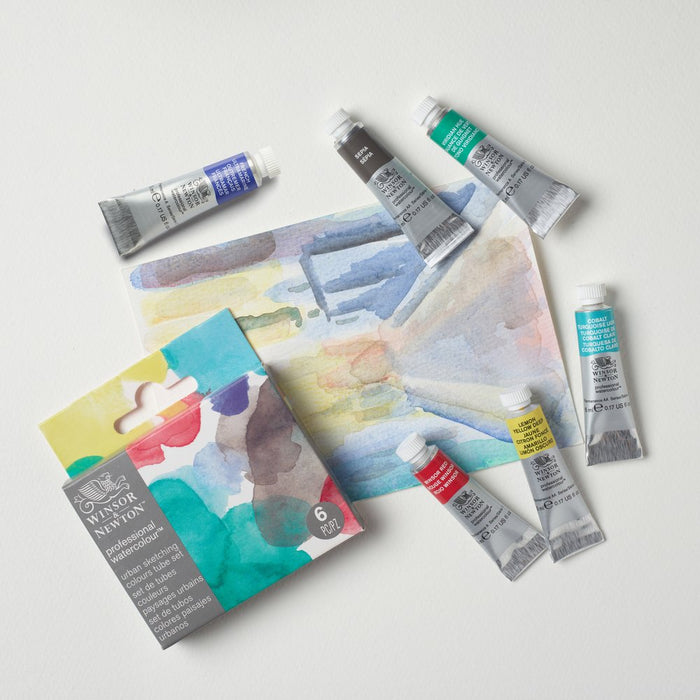 Winsor & Newton Professional Watercolour Tube Set of 6 Urban Sketching Colours