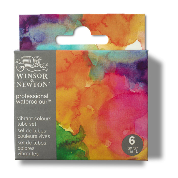 Winsor & Newton Professional Watercolour Tube Set of 6 Vibrant Colours