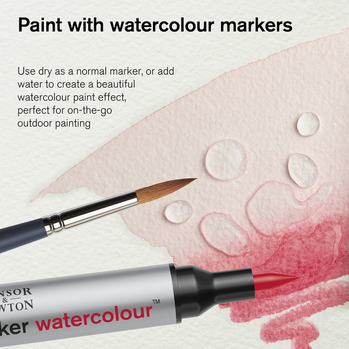 Winsor & Newton Promarker Watercolour Set of 12 Basic