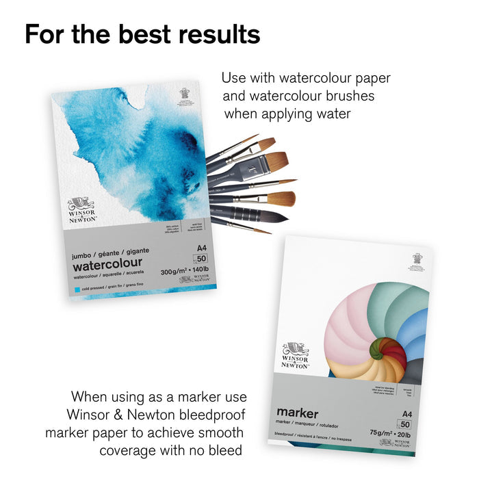 Winsor & Newton Promarker Watercolour Set of 12 Basic