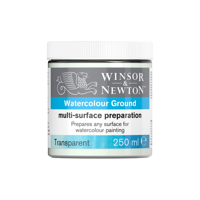 Winsor & Newton Watercolour Ground Multi-Surface Preparation 250ml Transparent jar