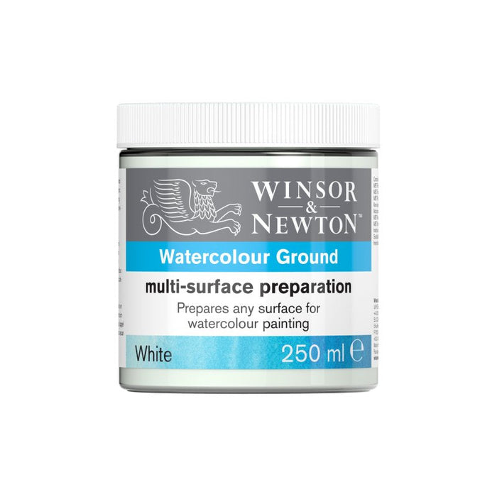 Winsor & Newton Watercolour Ground Multi-Surface Preparation 250ml White jar