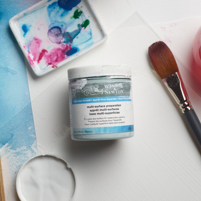 Winsor & Newton Watercolour Ground White, side view