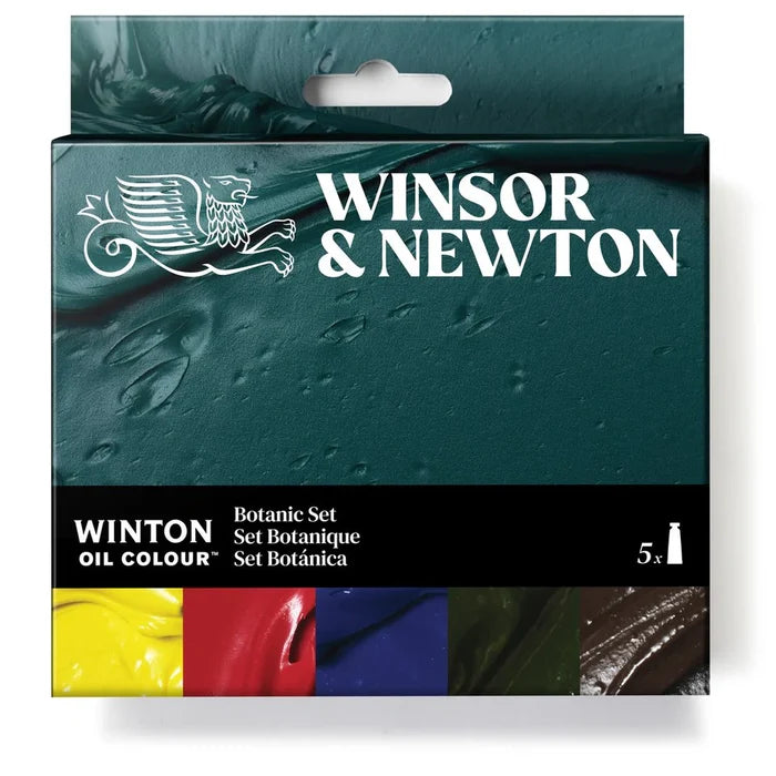 Winsor & Newton Winton Oil Colour Set of 5 x 37ml - Botanic