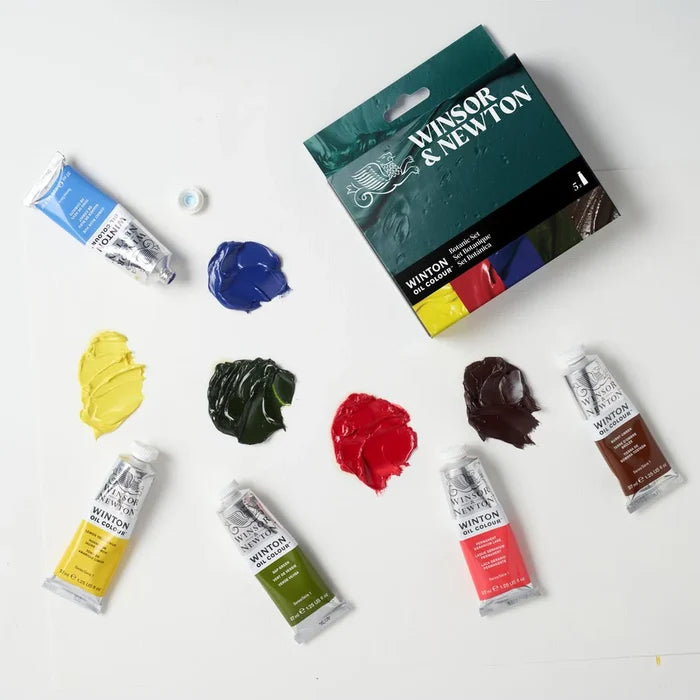 Winsor & Newton Winton Oil Colour Set of 5 x 37ml - Botanic