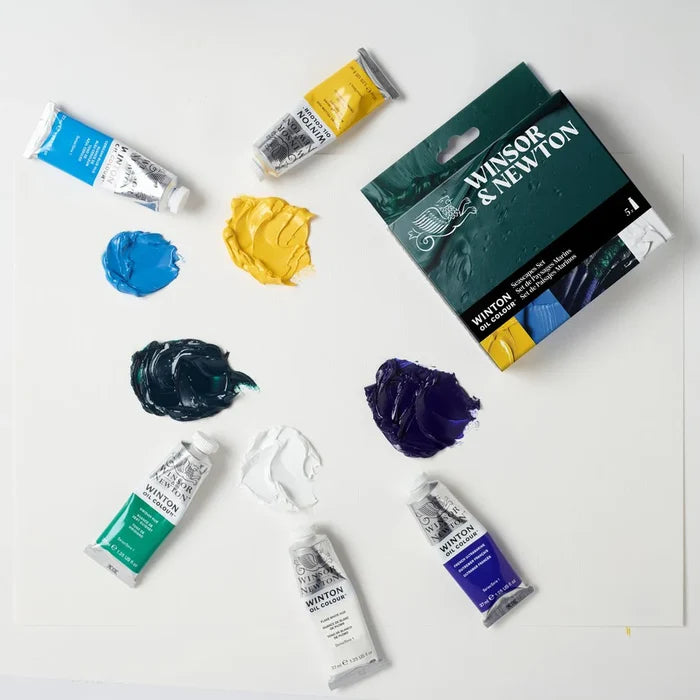 Winsor & Newton Winton Oil Colour Set of 5 x 37ml - Seascapes