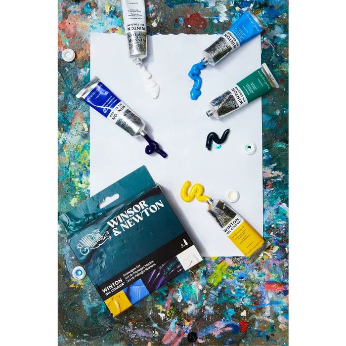 Winsor & Newton Winton Oil Colour Set of 5 x 37ml - Seascapes