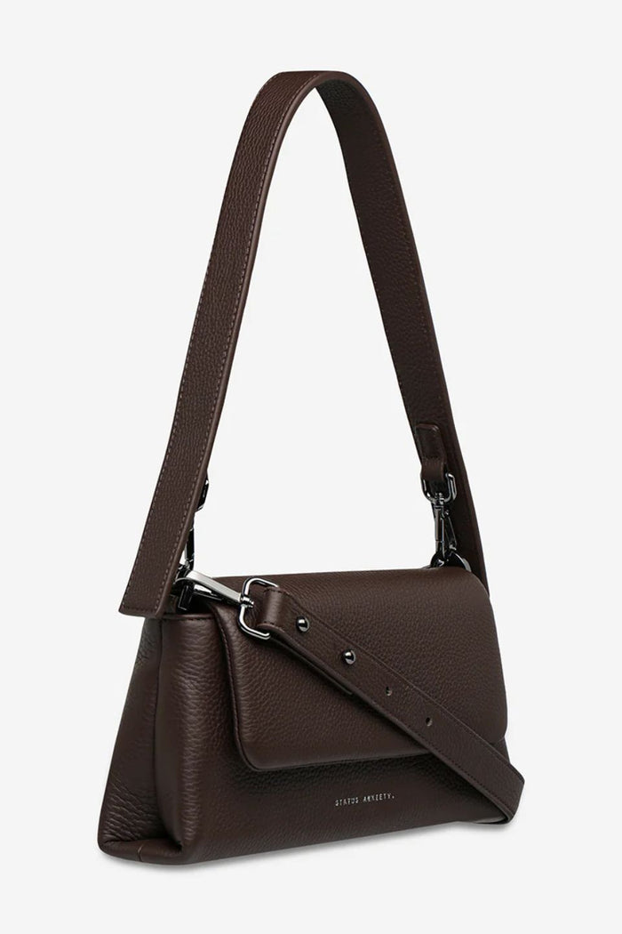 Zenith Cocoa Dual Strap Shoulder Bag